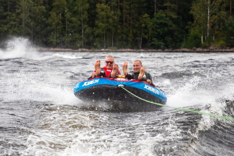 Vesiurheilua Saimaalla 