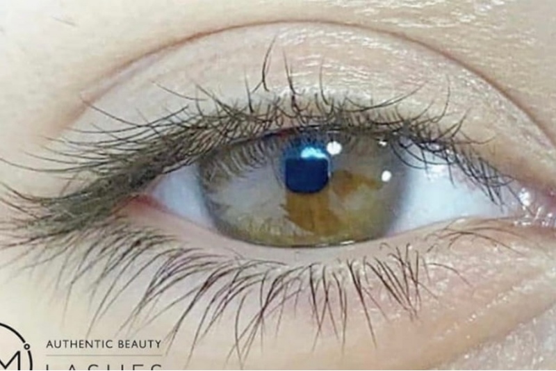 Yumi-lashes ripsien kestotaivutus+värjäys