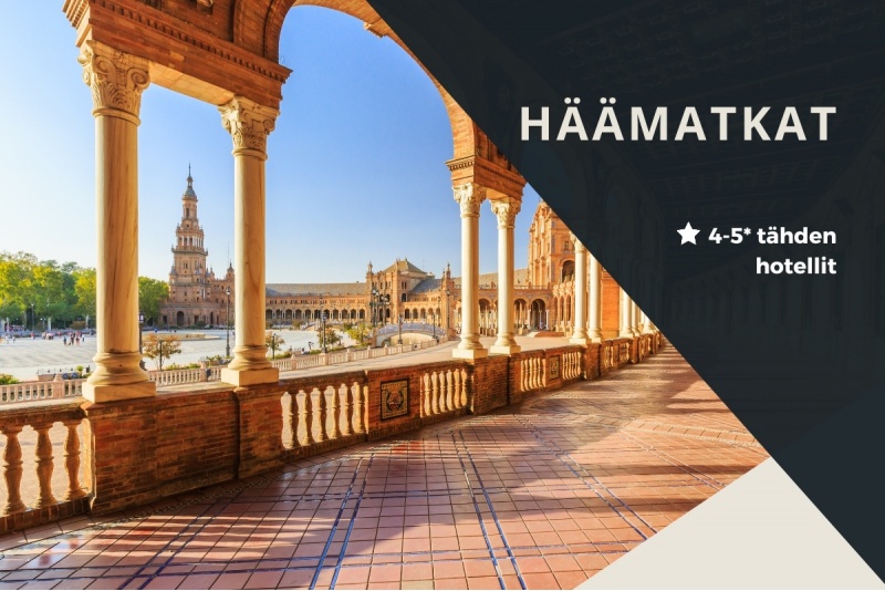  Hotellipaketti: Häämatka