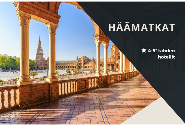  Hotellipaketti: Häämatka