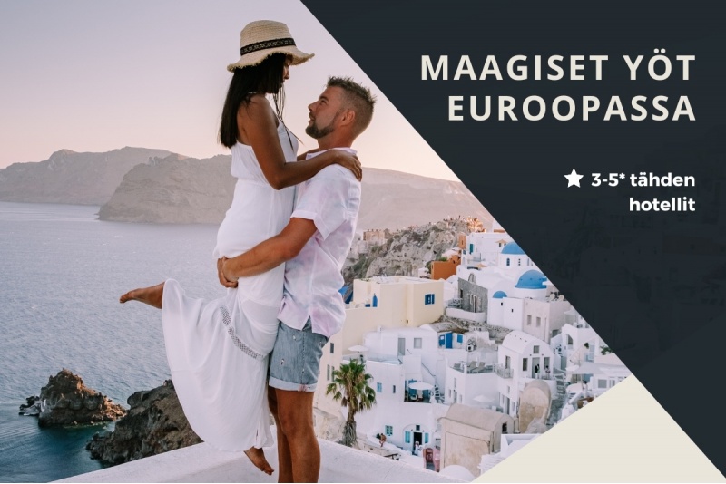 Hotellipaketti: Maagiset yöt Euroopassa