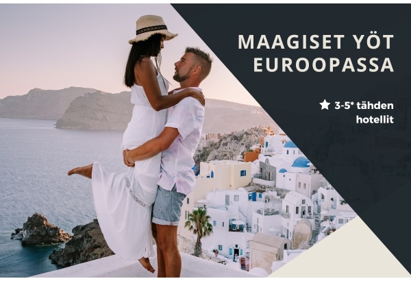 Hotellipaketti: Maagiset yöt Euroopassa