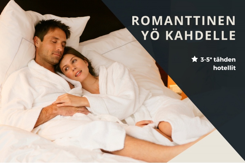 Hotellipaketti: Romanttinen yö kahdelle
