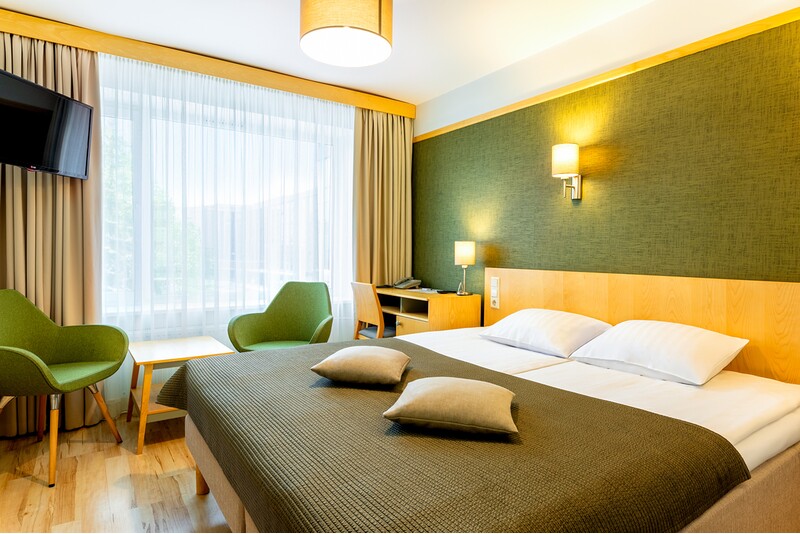 Kaupunkiloma kahdelle Hotell Tarton Standard-huoneessa