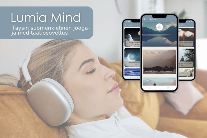 Lumia Mind Jooga- ja meditaatiosovellus jäsenyys 12kk