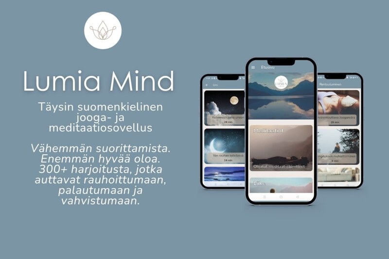 Lumia Mind Jooga- ja meditaatiosovellus jäsenyys 12kk