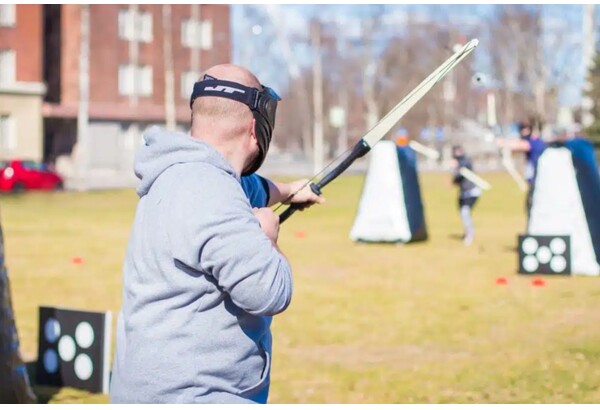 Archery Tag -peli rymälle