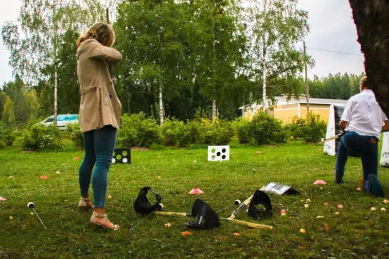 Archery Tag -peli rymälle