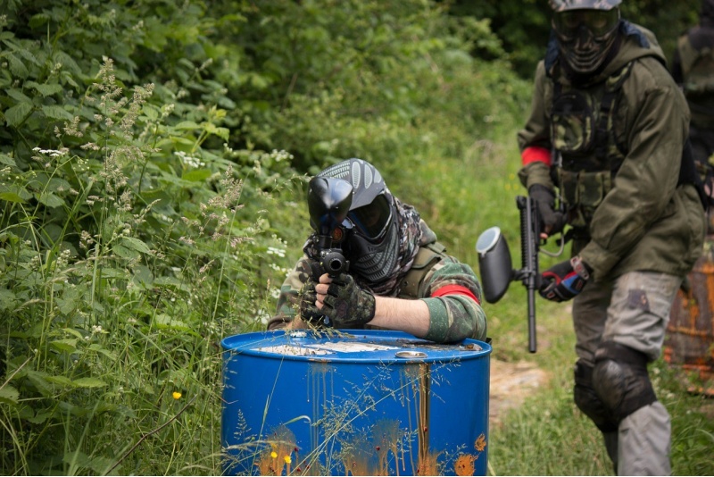 Paintball-taistelu Sauessa