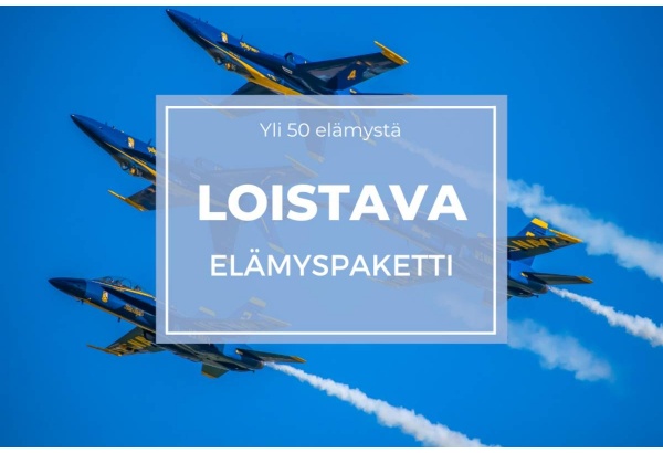 Loistava elämyspaketti