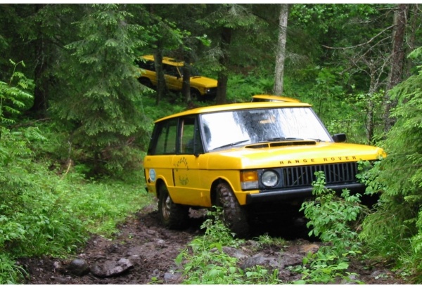 Off road maastoautosafari